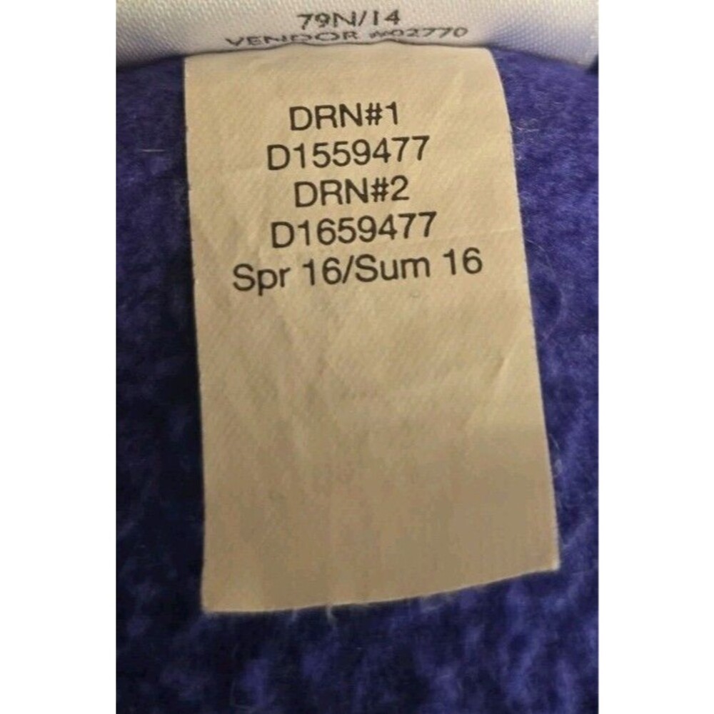 Eddie Bauer Womens 1/4 Zip Fleece Sweatshirt Pullover Blue Purple Extra Small XS - Picture 7 of 7